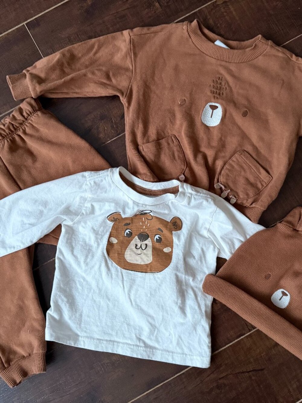 12months baby bear outfit 4pieces